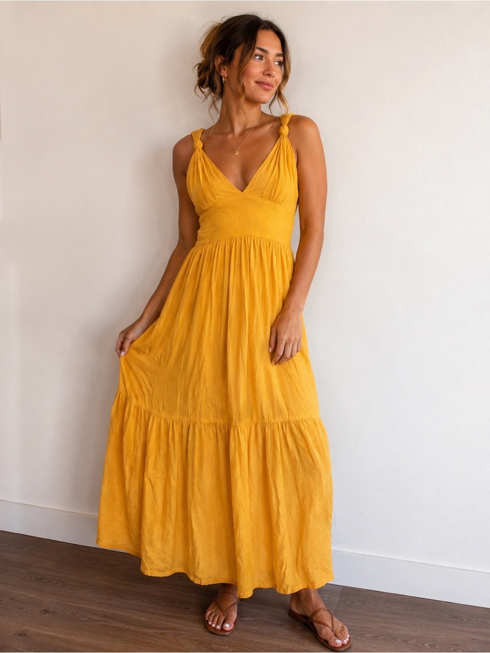 boho mustard yellow dress Abercrombie & Fitch | Dresses | Abercrombie Fitch Cotton Tiered Maxi Xs Smocked Size:US 24 / UK 28 Ice Cream Retro Beach SP26D2 Beach Long sleeves with fitted